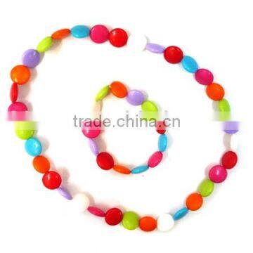 latest design Smarties beads necklace wholesale