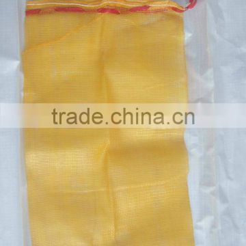 High quality mesh bag for packiing vegetables and fruit , netting sacks for vegetables