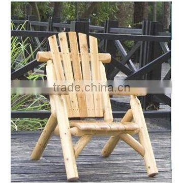 log chair