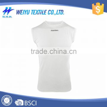 Wholesale excellent quality white men sports vest