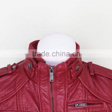 2016 New Winter Small Leather Jacket Women Top Quality pu Jackets photo-3