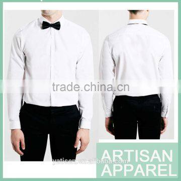 White Shirt 100% cotten fabric china supplier just for man