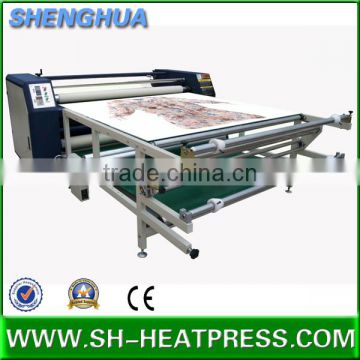 Automatic sublimation calander machine for heat transfer printing.