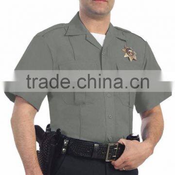 OEM Custom Logo Men's Security Guard Uniform Shirts photo-3