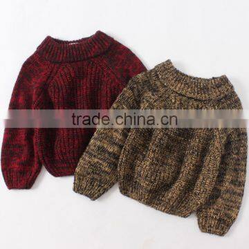 High Quality Raglan Sleeve Woolly Loose Sweater for Girl photo-3