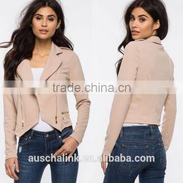 2016 Fashion Design Elegant Ladies Bulk Wholesale Jacket photo-5