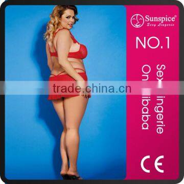 Plump Women Sexy Mature Plus Size Lingerie Hot Sexy Lingerie Open Bra photo-3