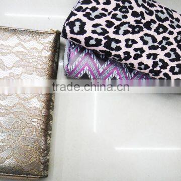 Fashion New Latest Cute Zipper Round pu Leather Lace Wallet for Woman photo-2