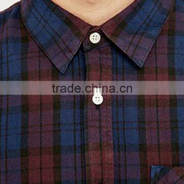 100% Polyester Dry Fit Custom Design Pattern Men Shirt Checked Mens Linen Shirts photo-3