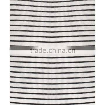2016 New Fashion Lace Up Front Sleeveless Bodysuits Young Girl Black White Stripe Women Tops photo-6
