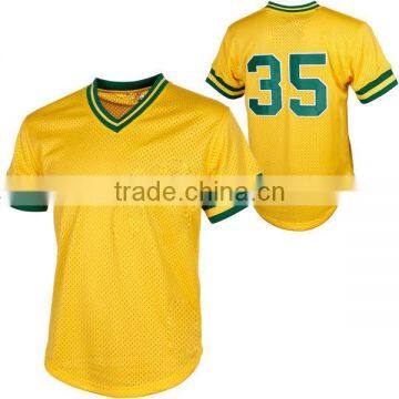 Wholesale Mesh Batting Practice Jersey Dri-Fit Performance Football Jersey V-neck Sports T-Shirt OEM Sportswear