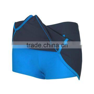 High Quality Dry Fit Sportswear Women Sports Skirt With Inner Shorts photo-3