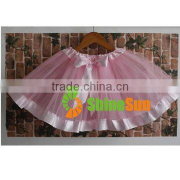 Christmas Girls Green Ballet Tutu Tulle Skirt for Both Sides to Wear Girls Tutu photo-4