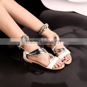 2014 Flat shoe girl sandals