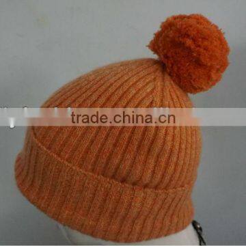 winter cashmere knitted hat women