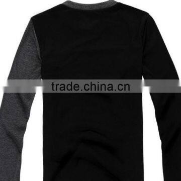 China Menufacturer 2016 Printed Long Sleeve Men Cotton t Shirts Wholesales photo-4