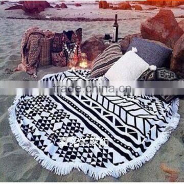 Extra Large Gigantic Skeleton Round Beach Towel Throw Yoga Mat Pool Home Blanket photo-6