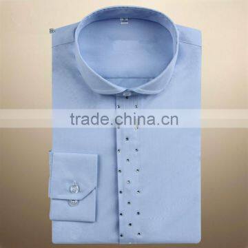 2015 100%cotton Latest Wholesale Mens Dress Shirts photo-2