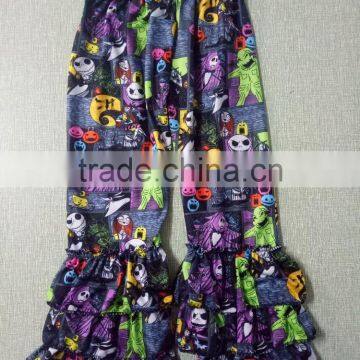 kids wear nightmare leggings wholesale girls nightmare icing ruffle pants