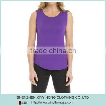 Custom Made Bamboo Spandex Fabric Breathable Yoga Shirt,Yoga Tank Tops