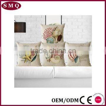 New Design Ocean Plain Linen Pillow Cover photo-6