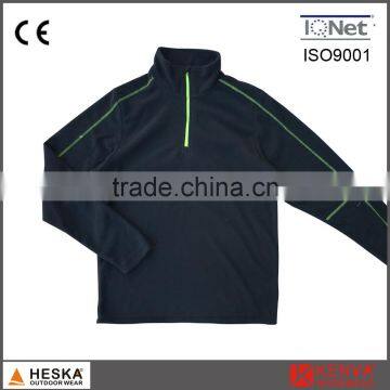 Custom mens outdoor coat blank light cheap sweat fleece jacket