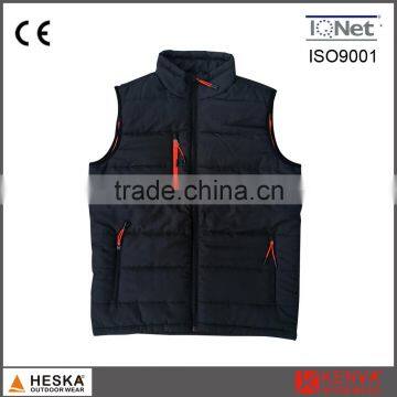 Men's waistcoat quilted padded waistcoats sleeveless jackets for men