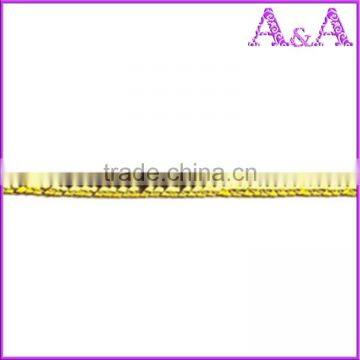 High Strength Shinny Metallic Gold Elastic Cord for Face Masks photo-4
