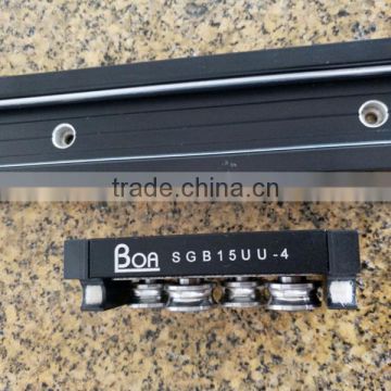 Aluminium linear rail SGR15 with block SGB15UU-4