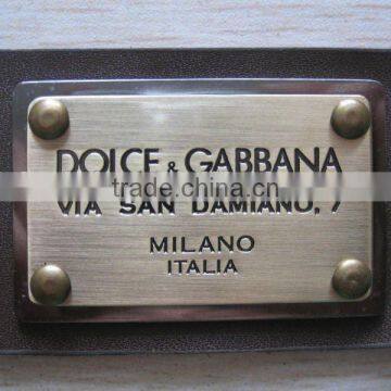 Hot Stamp Logo Leather Labels for Jeans Leather Label Patch, Leather Jacket Label photo-2