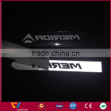 High visible reflective heat transfer film for laser cutting logo