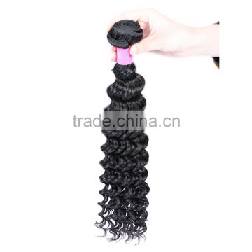 Indian Virgin Curly Hair Deep Wave 100% Unprocessed Human Hair Weft Mocha Hair Indian Deep Curly