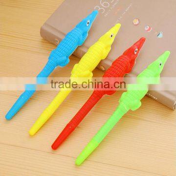 Novel Creative Fancy 3d Crocodile Shaped Gel Pen photo-2