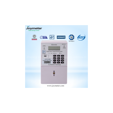Single Phase STS Keypad Prepaid Electricity Meter