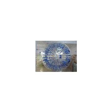 Custom Blue Inflatable Zorb Ball / Amusement Park Hamster Balls For Humans
