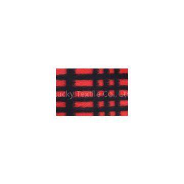 Modern Plaid Style Check Wool Fabric For Blanket 590G / M Weight