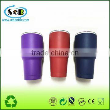 hot sale stainless steel insulated vacuum tumbler/heat-resistant drinking mug