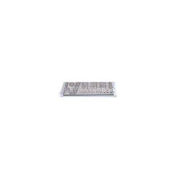 Wired Industrial Metal Keyboard Desktop Type , Extended Operation Temperature