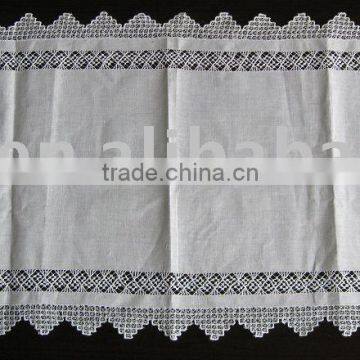 handmade crocheted cotton tablecloth