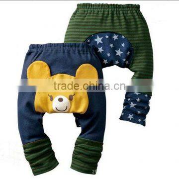 cute yellow bear kids tights pant