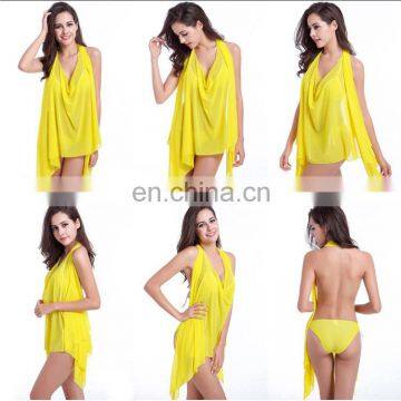 Traveling summer stylish backless mini full sexy girls beach party dress