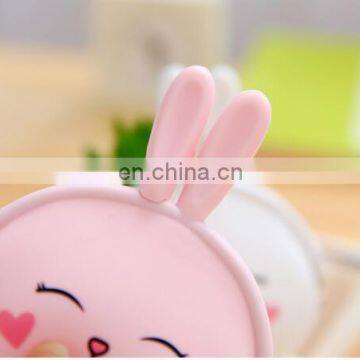 Cartoon Silicone Coin Wallet Korean Cute Rabbit Coin Purse Candy Color Packet Fashion Women Bags photo-6