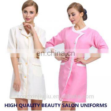 2015 newly style fashionable beauty salon uniform used workwear