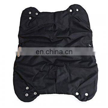 Black Red Plush Warm Winter Hand Muff for Baby Stroller