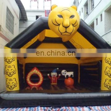 hot sale Inflatable tiger bouncers /inflatable jumping castle for amusement