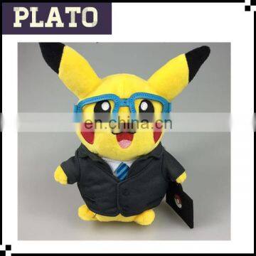 custom plush pokemon plush pikachu toys /pocket pikachu with hot sale shape