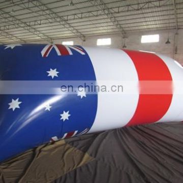 crazy inflatable water blobs with flag,inflatable aqua park equipment