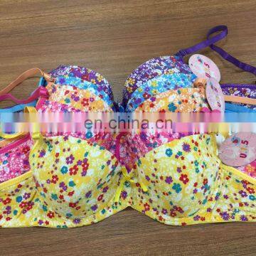 Custom teen bra girls lingerie girls sexy undergarments with nice printing