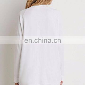 Custom Pullover Plain Women Hoodies/crewneck Sweatshirt photo-3