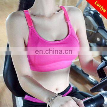 New arrival promotional seam free plus size sport bra